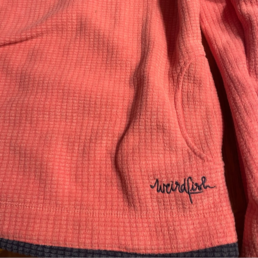 Weirdfish Salmon Quilted Sweatshirt *Make Offers* - Picture 9 of 9